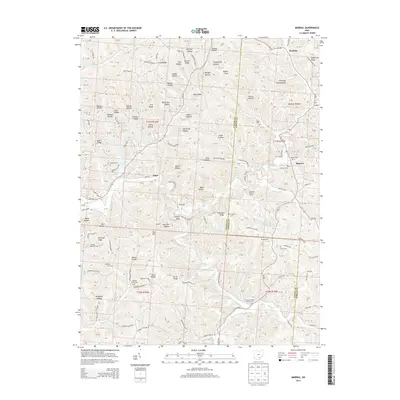 2013 Map of Mineral, 2013 Print