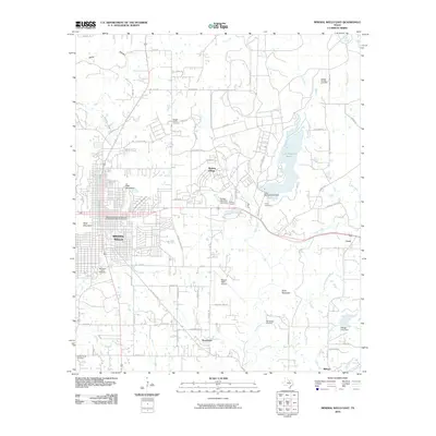 2010 Map of Mineral Wells East, 2010 Print