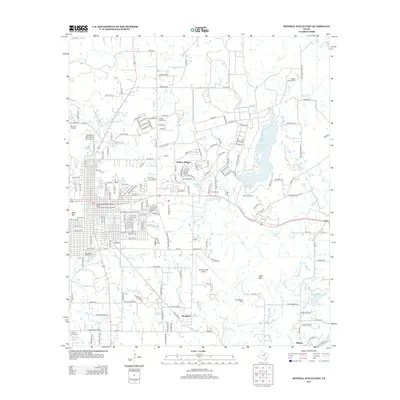 2012 Map of Mineral Wells East, 2012 Print