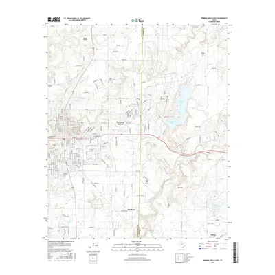 2016 Map of Mineral Wells East, 2016 Print