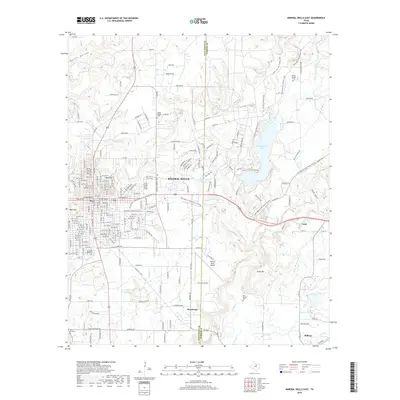 2019 Map of Mineral Wells East, 2019 Print
