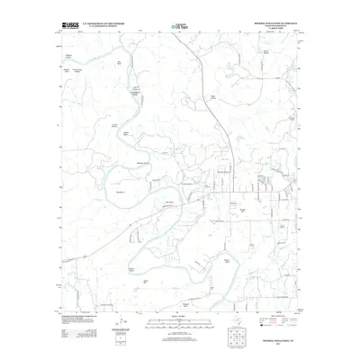 2012 Map of Mineral Wells West, 2012 Print