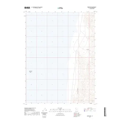 2023 Map of Miners Basin, 2023 Print
