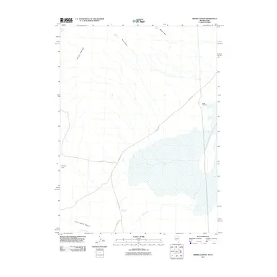 2011 Map of Miners Canyon, 2011 Print