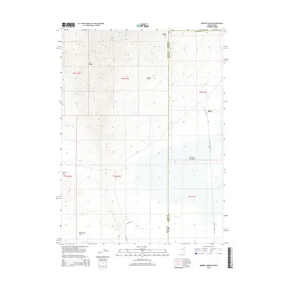 2014 Map of Miners Canyon, 2014 Print