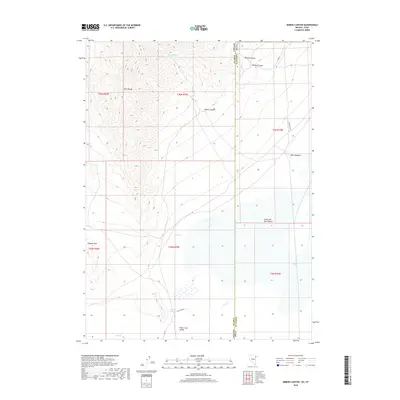 2018 Map of Miners Canyon, 2018 Print