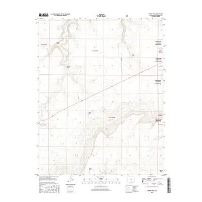 2016 Map of Miners Peak, 2016 Print
