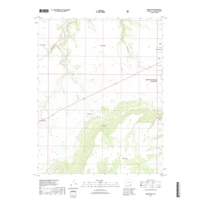 2019 Map of Miners Peak, 2019 Print