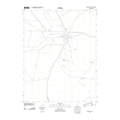 2011 Map of Minersville, 2011 Print