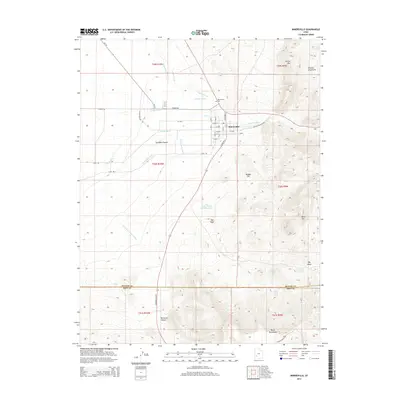 2014 Map of Minersville, 2014 Print