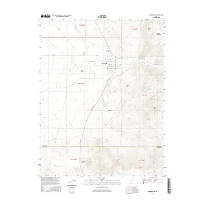 2017 Map of Minersville, 2017 Print