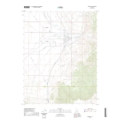 2023 Map of Minersville, 2023 Print