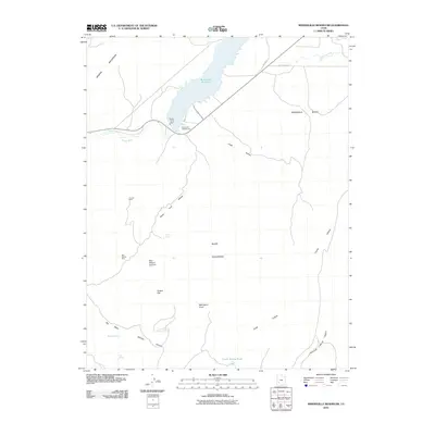 2010 Map of Minersville Reservoir, 2010 Print