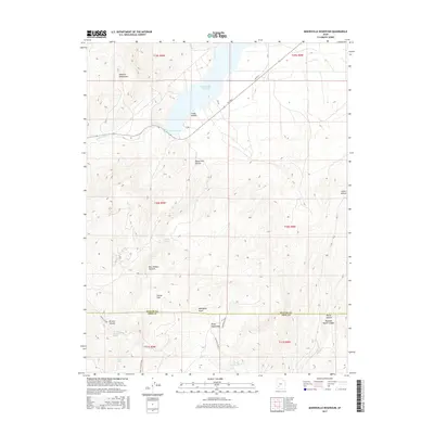 2017 Map of Minersville Reservoir, 2017 Print