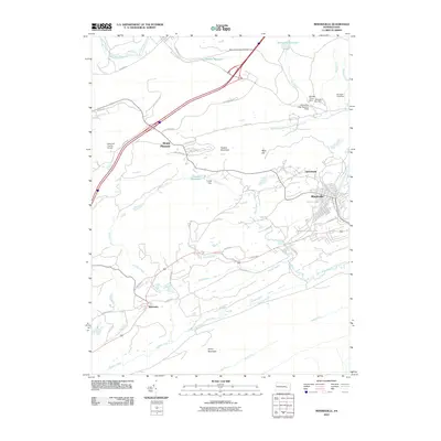 2010 Map of Minersville, 2010 Print