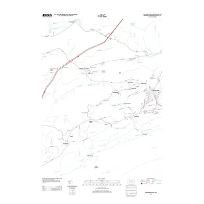 2013 Map of Minersville, 2013 Print