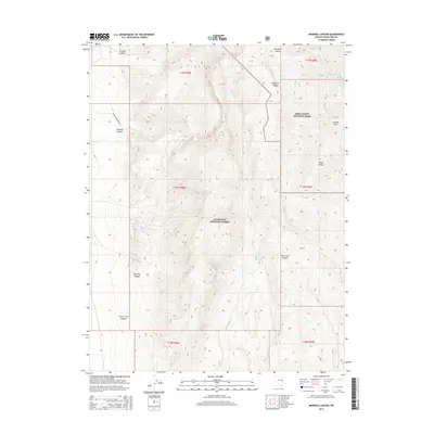 2014 Map of Minerva Canyon, 2014 Print