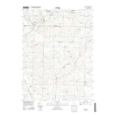 2013 Map of Minerva, 2013 Print