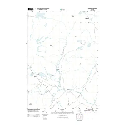 2013 Map of Minerva, 2013 Print
