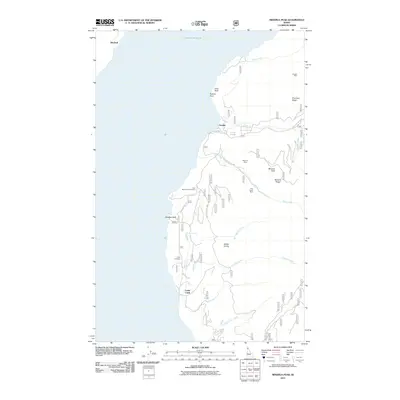 2011 Map of Minerva Peak, 2011 Print