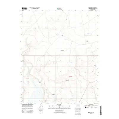 2013 Map of Minese Mesa, 2013 Print
