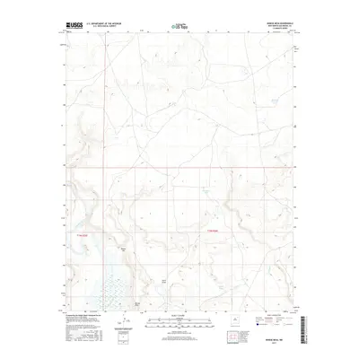 2017 Map of Minese Mesa, 2017 Print