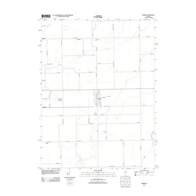 2012 Map of Minier, 2012 Print