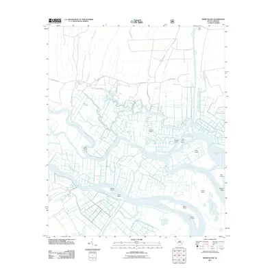 2011 Map of Minim Island, 2011 Print