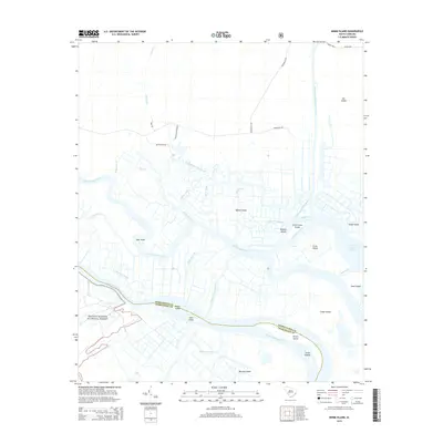 2014 Map of Minim Island, 2014 Print