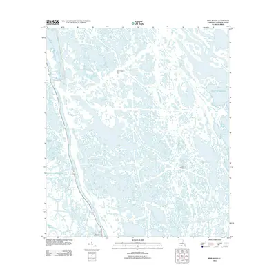 2012 Map of Mink Bayou, 2012 Print