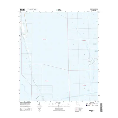 2015 Map of Mink Bayou, 2015 Print
