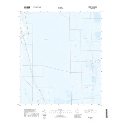 2018 Map of Mink Bayou, 2018 Print