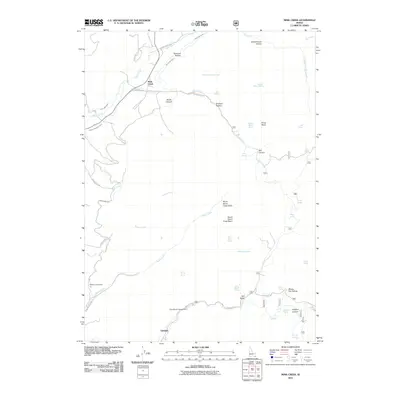 2011 Map of Mink Creek, 2011 Print