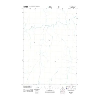 2011 Map of Mink Peak, 2011 Print