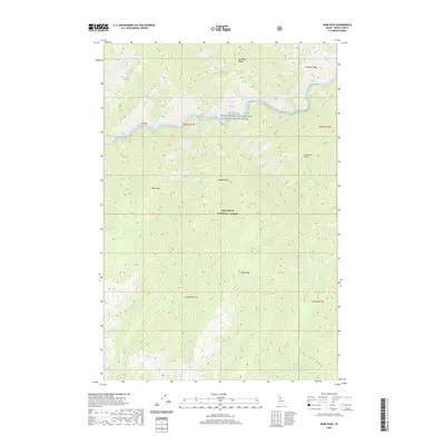 2020 Map of Mink Peak, 2020 Print