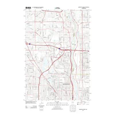 2013 Map of Minneapolis North, 2013 Print