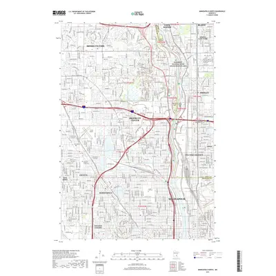 2019 Map of Minneapolis North, 2019 Print