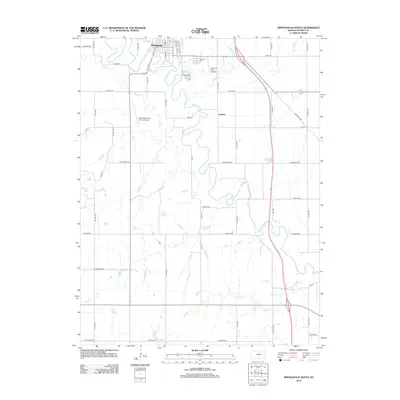 2012 Map of Minneapolis South, 2012 Print