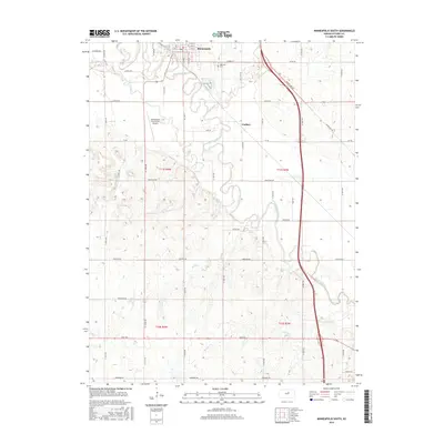 2015 Map of Minneapolis South, 2015 Print