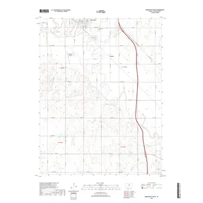 2018 Map of Minneapolis South, 2018 Print