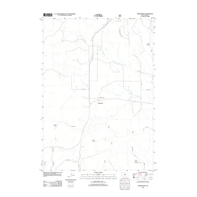 2012 Map of Minnekahta, 2012 Print