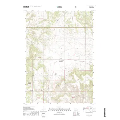 2017 Map of Minnekahta, 2017 Print