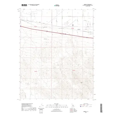 2018 Map of Minneola, 2018 Print