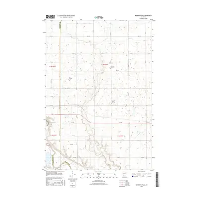 2016 Map of Minnesota Falls, 2016 Print
