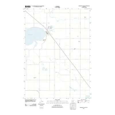 2010 Map of Minnesota Lake, 2010 Print