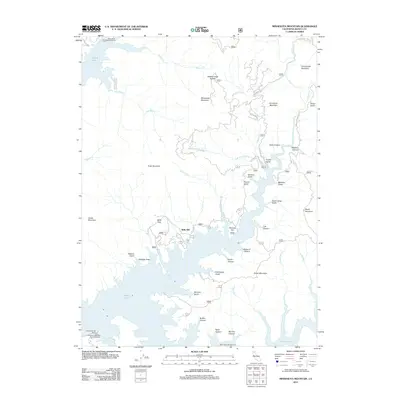 2012 Map of Minnesota Mountain, 2012 Print
