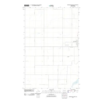 2011 Map of Minnewaukan West, 2011 Print
