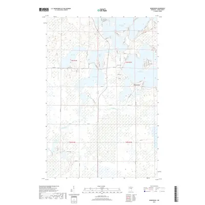2019 Map of Minnewawa, 2019 Print