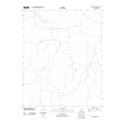 2010 Map of Minnie Butte, 2010 Print