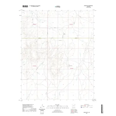 2020 Map of Minnie Butte, 2020 Print